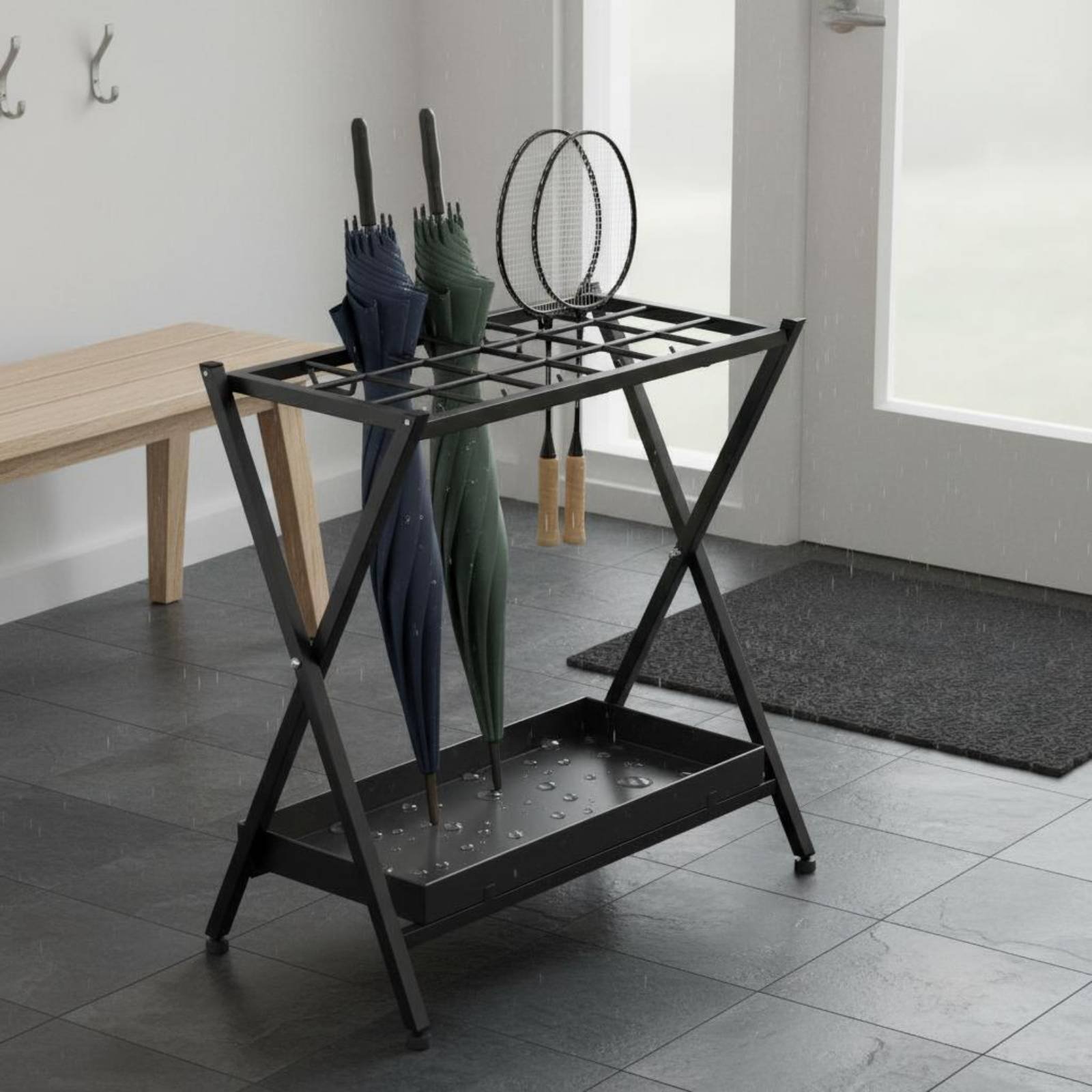 Foldable Badminton Racket Stan - Badminton Racket recension och pris